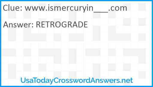 www.ismercuryin___.com Answer