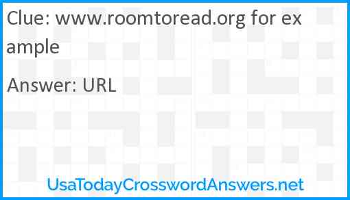 www.roomtoread.org for example Answer